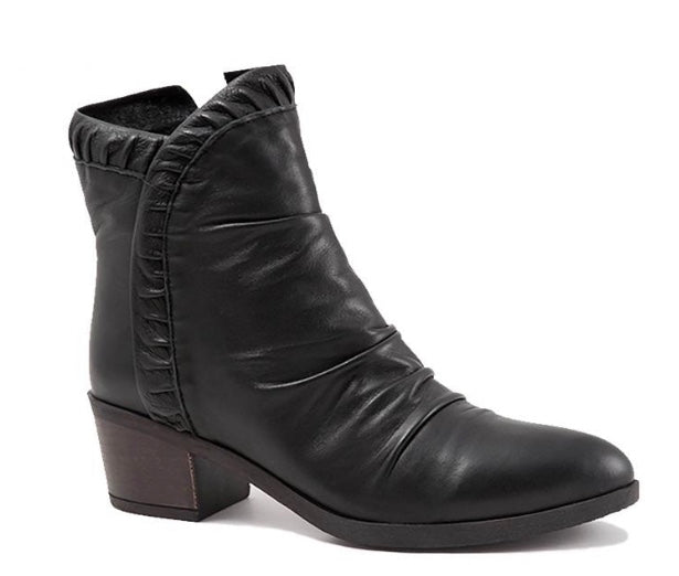 Bueno Connie Boots in Black Leather, Our Beautiful Price $169