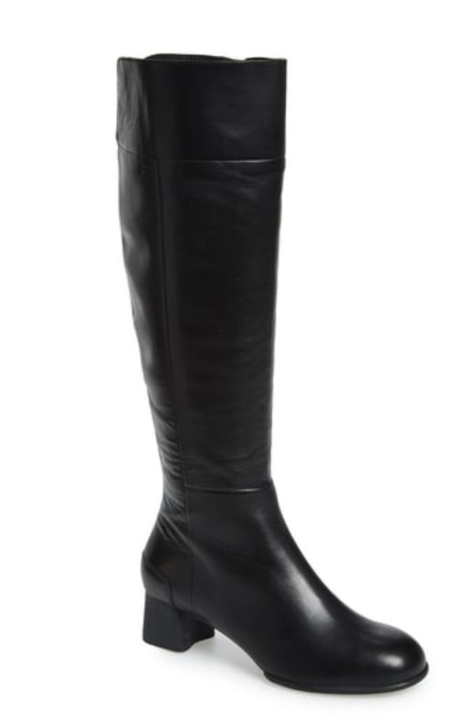 Camper Knee High Boots in Black Leather $239, Our Beautiful Price $199