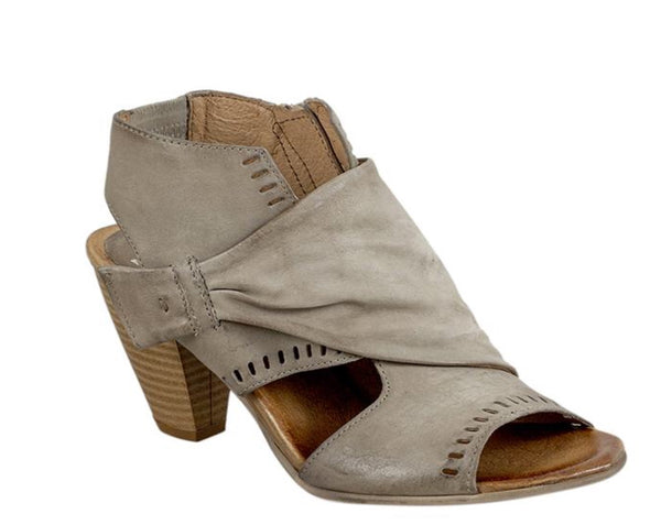 Miz Mooz Moonlight Sandals In Pebble Grey Leather $199, Our Beautiful Price $129