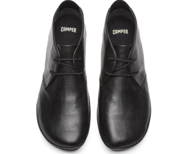 Camper Right Nina in Black Leather with Laces $159, Our Beautiful Price $139