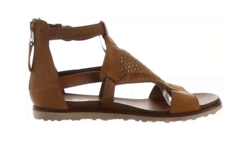 Miz Mooz Tessa Sandals in Wheat Brown Leather $199, Our Beautiful Price $129
