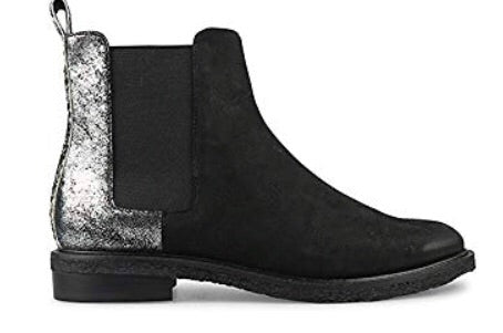 Wittner Harriette Boots in Leather, Silver and Black $265, Our Beautiful Price $179