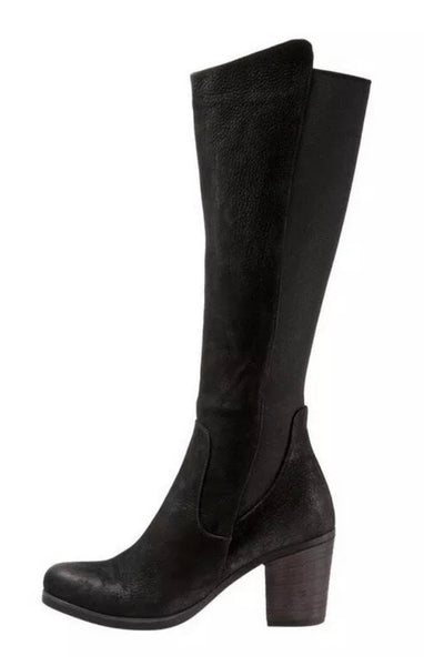 Bueno Walt Stretch Boots in Black Nubuck Leather $299, Our Beautiful Price $199