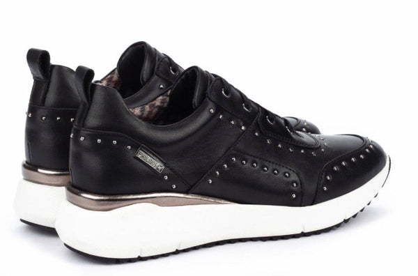 Pikolinos Sella Lace Up Sneakers in Black Leather $229, Our Beautiful Price $159